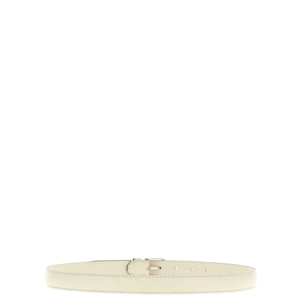 TOTEME White Leather Regular Women's Belt
